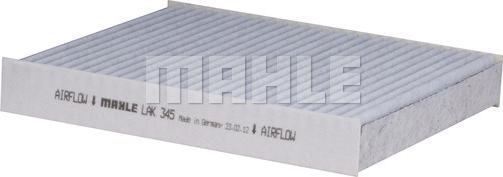 MAHLE LAK 345 - Filter, kupéventilation xdelar.se