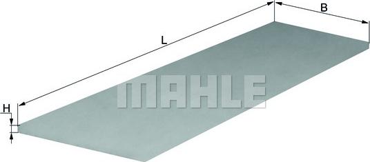 MAHLE LAP 26 - Filter, kupéventilation xdelar.se