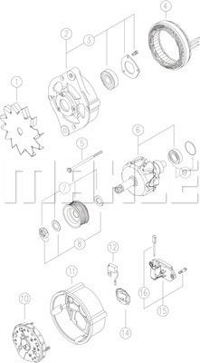 MAHLE MG 604 - Generator xdelar.se