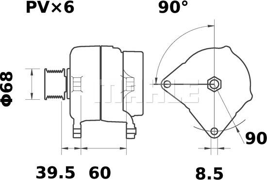 MAHLE MG 33 - Generator xdelar.se