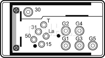MAHLE MHG 33 - Kontrollenhet, glödstiftsystem xdelar.se