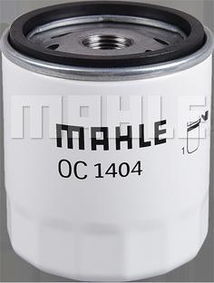 MAHLE OC 1404 - Oljefilter xdelar.se