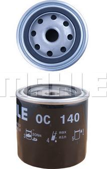 MAHLE OC 140 - Oljefilter xdelar.se