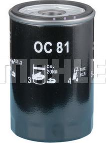 MAHLE OC 81 - Oljefilter xdelar.se