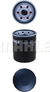 MAHLE OC 217/6 - Oljefilter xdelar.se