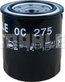 MAHLE OC 275 - Oljefilter xdelar.se