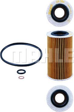 MAHLE OX 384D - Oljefilter xdelar.se