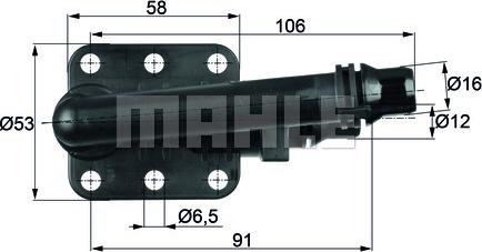 MAHLE TO 5 82 - Termiostat, oljekylning xdelar.se