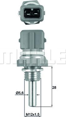 MAHLE TSE 19 - Sensor, kylmedietemperatur xdelar.se