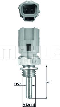 MAHLE TSE 27 - Sensor, kylmedietemperatur xdelar.se