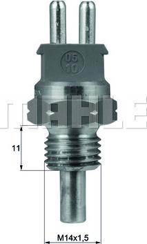 MAHLE TSE 2 - Sensor, kylmedietemperatur xdelar.se