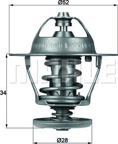 MAHLE TX 68 88D - Termostat, kylvätska xdelar.se