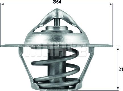 MAHLE TX 112 83D - Termostat, kylvätska xdelar.se