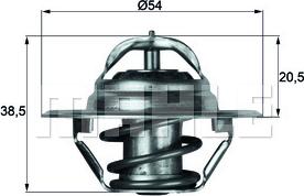 MAHLE TX 3 83D - Termostat, kylvätska xdelar.se