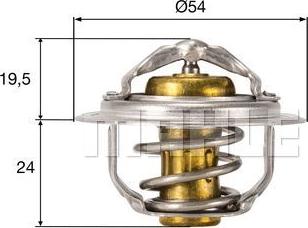 MAHLE TX 212 82D - Termostat, kylvätska xdelar.se