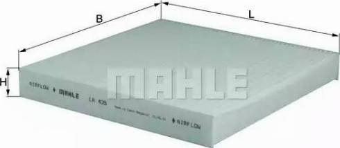 MAHLE LA 435 - Filter, kupéventilation xdelar.se