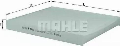 MAHLE LA 137 - Filter, kupéventilation xdelar.se