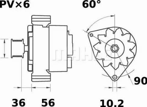 MAHLE MG 459 - Generator xdelar.se