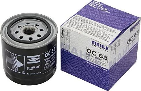 MAHLE OC 63 - Oljefilter xdelar.se