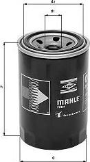 MAHLE OC 216 - Oljefilter xdelar.se