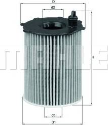 MAHLE OX1712DECO - Oljefilter xdelar.se