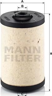 Mann-Filter BFU 700 x - Bränslefilter xdelar.se