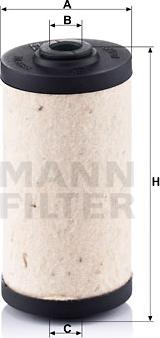 Mann-Filter BFU 707 - Bränslefilter xdelar.se