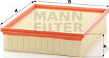 Mann-Filter C 26 168/2 - Luftfilter xdelar.se