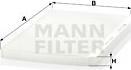 Mann-Filter CU 3455 - Filter, kupéventilation xdelar.se