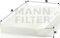 Mann-Filter CU 3567 - Filter, kupéventilation xdelar.se