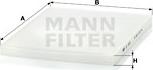 Mann-Filter CU 3059 - Filter, kupéventilation xdelar.se