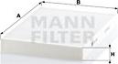 Mann-Filter CU 3037 - Filter, kupéventilation xdelar.se