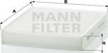 Mann-Filter CU 2440 - Filter, kupéventilation xdelar.se