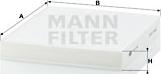 Mann-Filter CU 2141 - Filter, kupéventilation xdelar.se