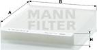 Mann-Filter CU 2143 - Filter, kupéventilation xdelar.se