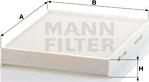 Mann-Filter CU 2842 - Filter, kupéventilation xdelar.se