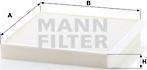 Mann-Filter CU 2356 - Filter, kupéventilation xdelar.se