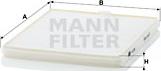 Mann-Filter CU 2326 - Filter, kupéventilation xdelar.se