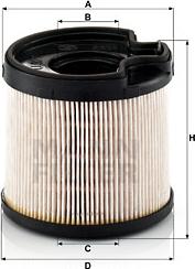 Mann-Filter PU 922 x - Bränslefilter xdelar.se