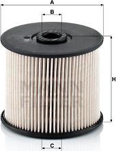 Mann-Filter PU 830 x - Bränslefilter xdelar.se