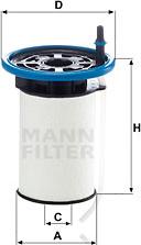 Mann-Filter PU 7005 - Bränslefilter xdelar.se