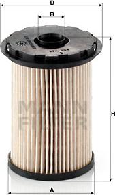 Mann-Filter PU 731 x - Bränslefilter xdelar.se