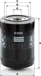 Mann-Filter W 9066 - Oljefilter xdelar.se