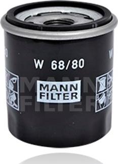 Mann-Filter W 68/80 - Oljefilter xdelar.se