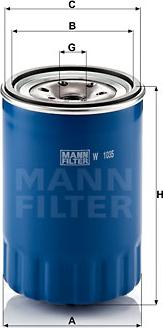 Mann-Filter W 1035 - Oljefilter xdelar.se