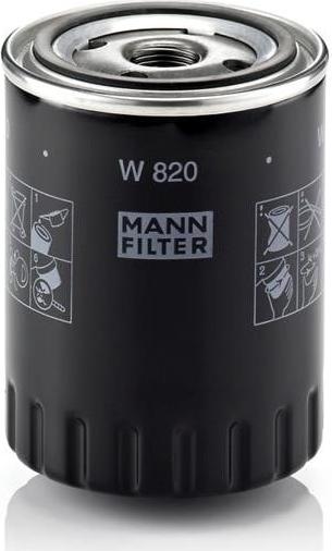 Mann-Filter W 820 - Oljefilter xdelar.se