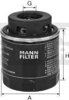 Mann-Filter W 712/90 - Oljefilter xdelar.se