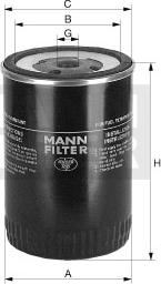 Mann-Filter WK 921/1 - Bränslefilter xdelar.se