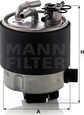 Mann-Filter WK 9026 - Bränslefilter xdelar.se