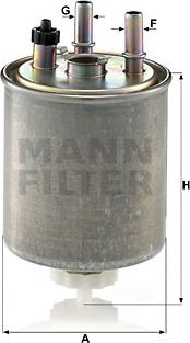 Mann-Filter WK 9022 - Bränslefilter xdelar.se